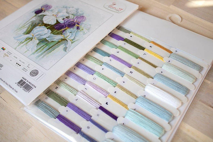 Irises B2367L Counted Cross-Stitch Kit