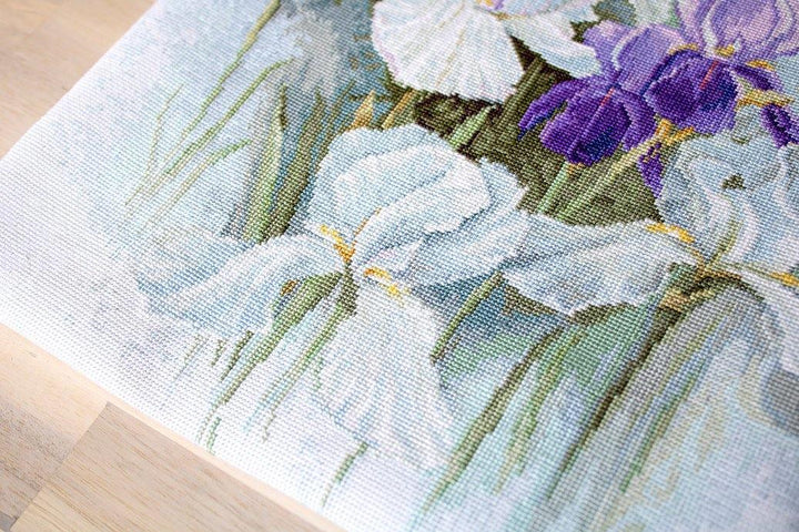 Irises B2367L Counted Cross-Stitch Kit