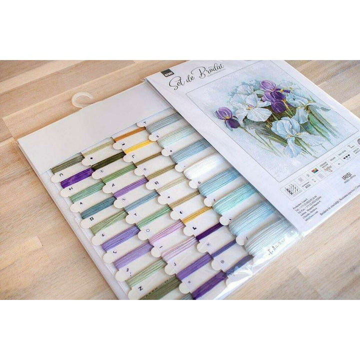 Irises B2367L Counted Cross-Stitch Kit