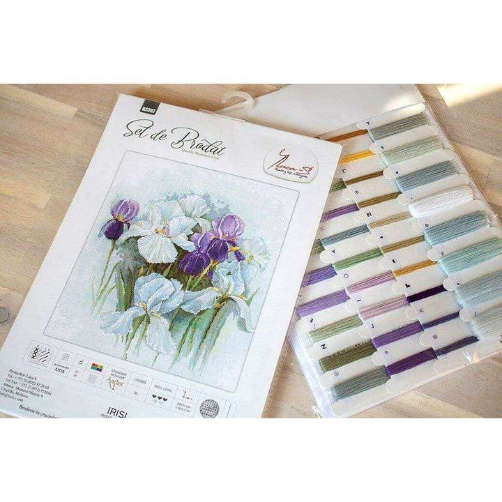 Irises B2367L Counted Cross-Stitch Kit