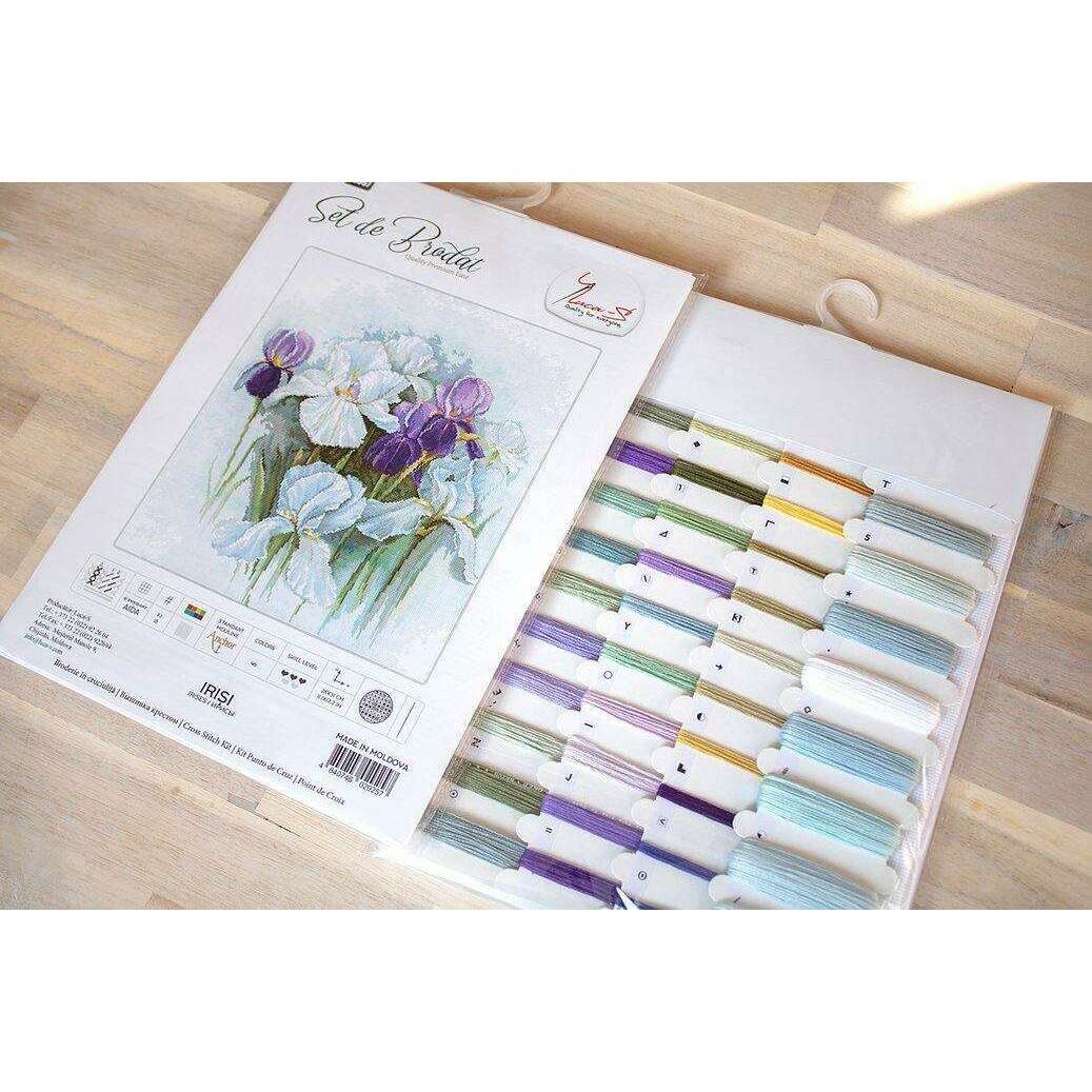 Irises B2367L Counted Cross-Stitch Kit