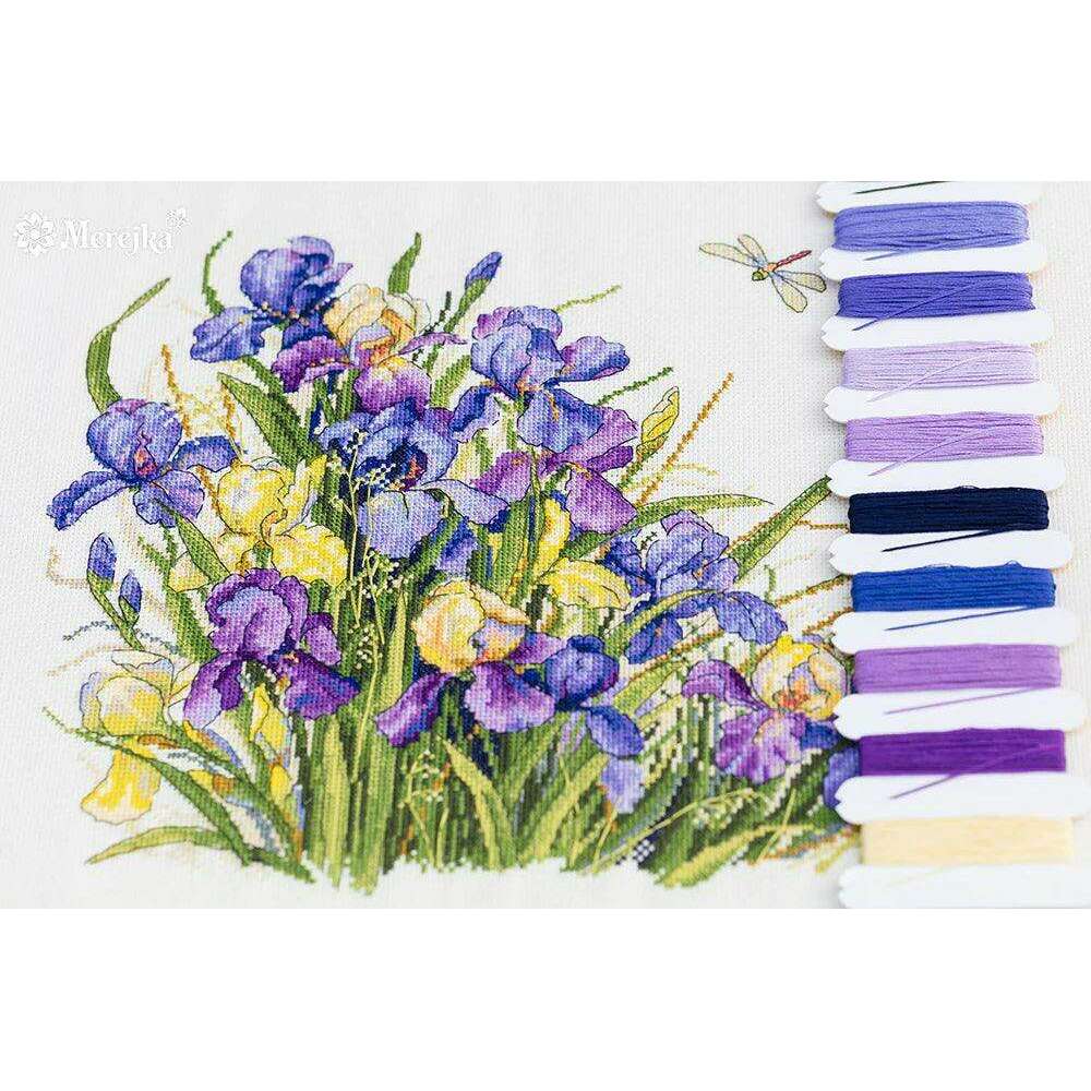 Irises K-122A Counted Cross-Stitch Kit
