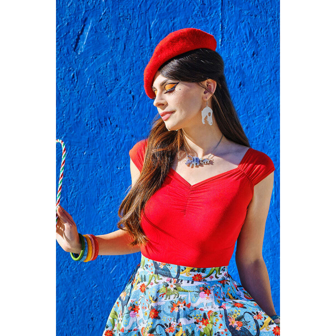 Isabel Top in Red