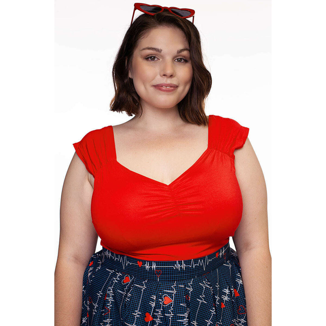 Isabel Top in Red