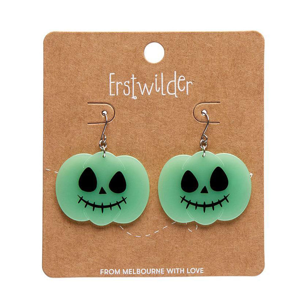 Jack O Lantern Drop Earrings - Glow in the Dark (3 Pack) by Erstwilder image 1