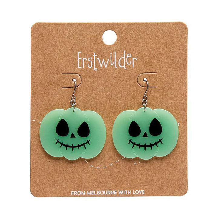 Jack O Lantern Drop Earrings - Glow in the Dark (3 Pack) by Erstwilder image 1