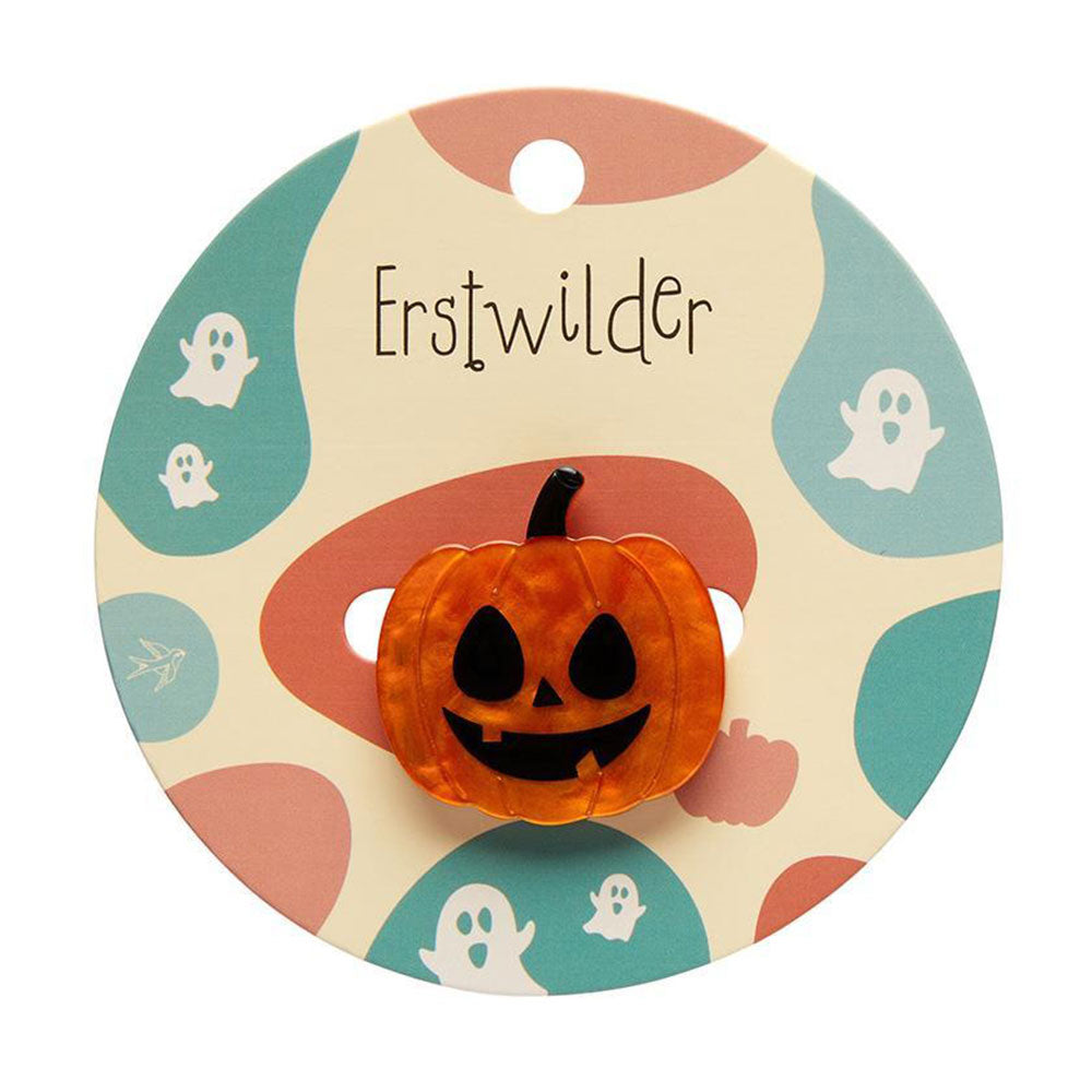 Jack O Lantern Mini Brooch by Erstwilder image 1