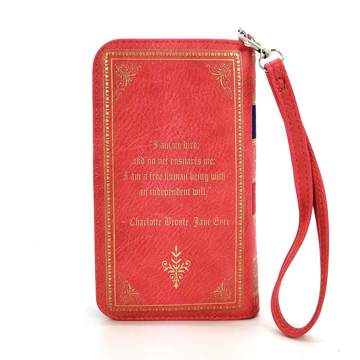 Jane Eyre Book Wallet Wristlet