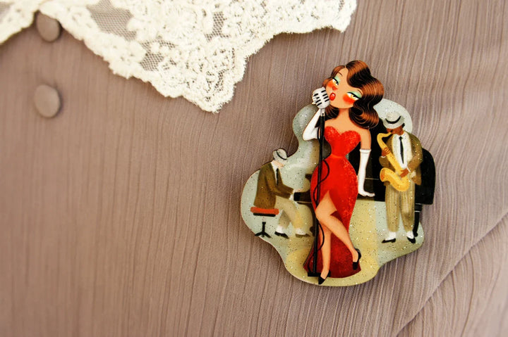 Jazz Concert Brooch by LaliBlue - Quirks!