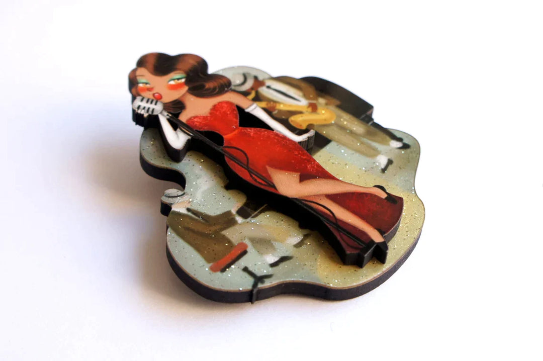 Jazz Concert Brooch by LaliBlue - Quirks!