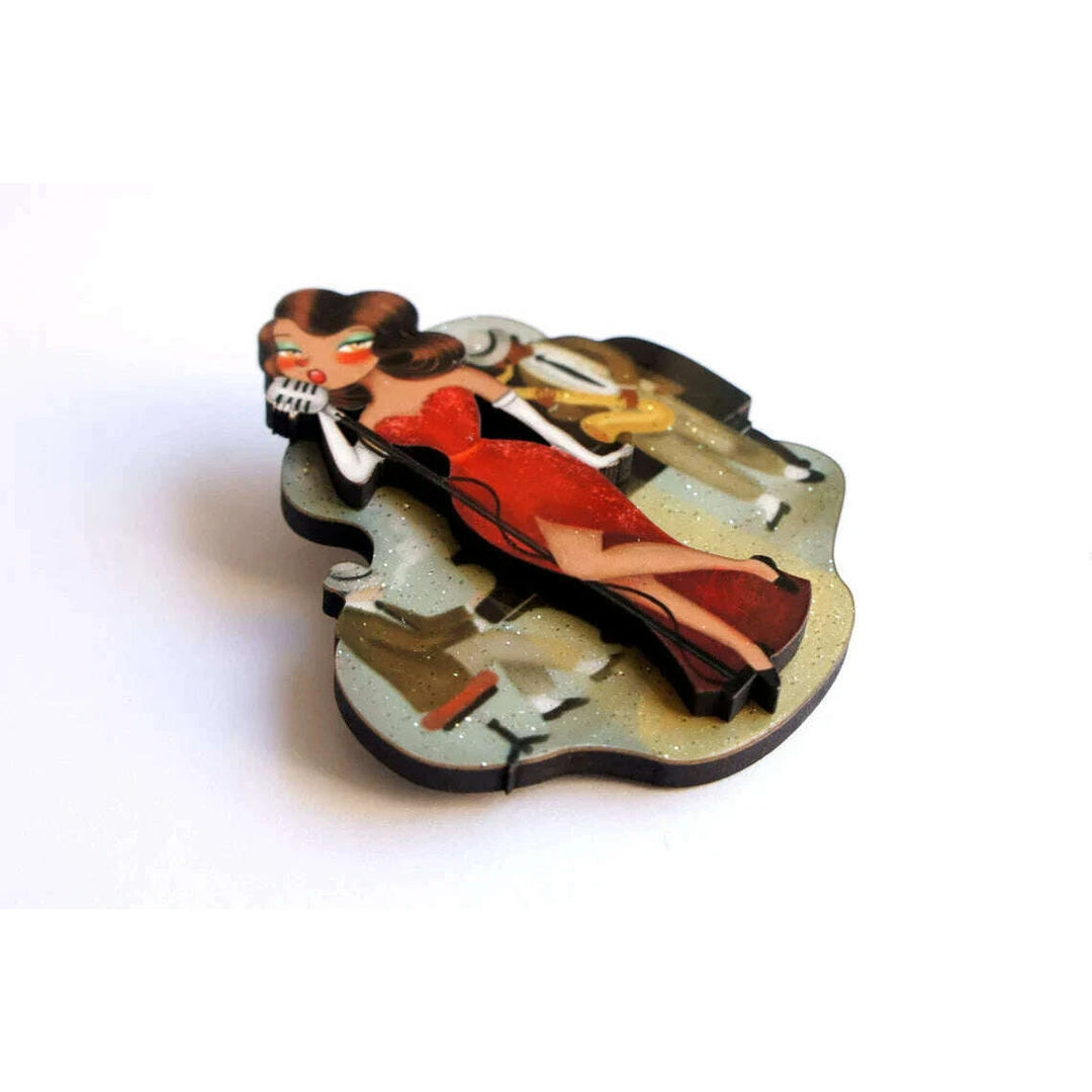 Jazz Concert Brooch by LaliBlue - Quirks!