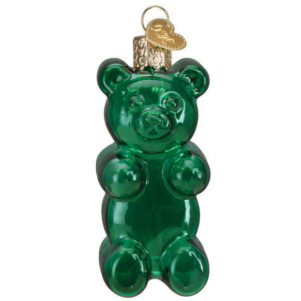 Old World Christmas Jelly Bear Blown Glass Ornament Set