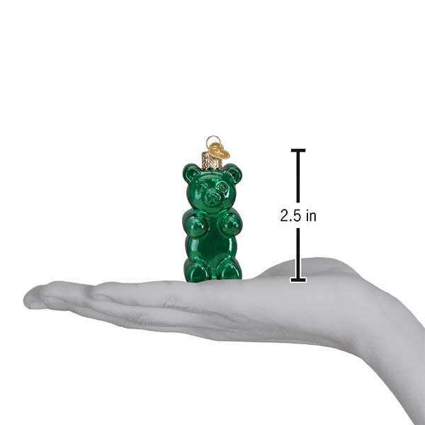 Old World Christmas Jelly Bear Blown Glass Ornament Set