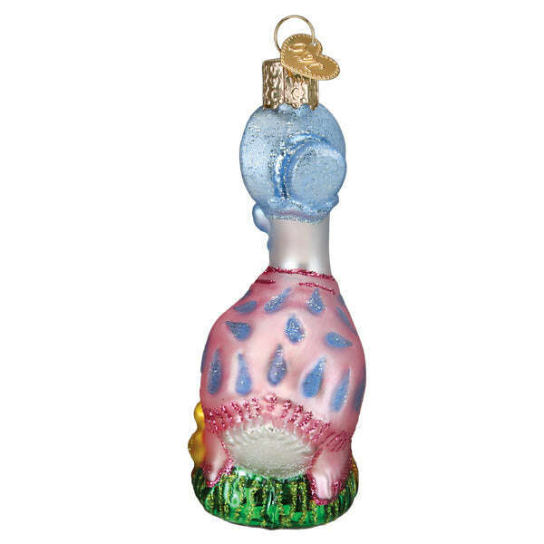 Old World Christmas Jemima Puddle-Duck Blown Glass Ornament