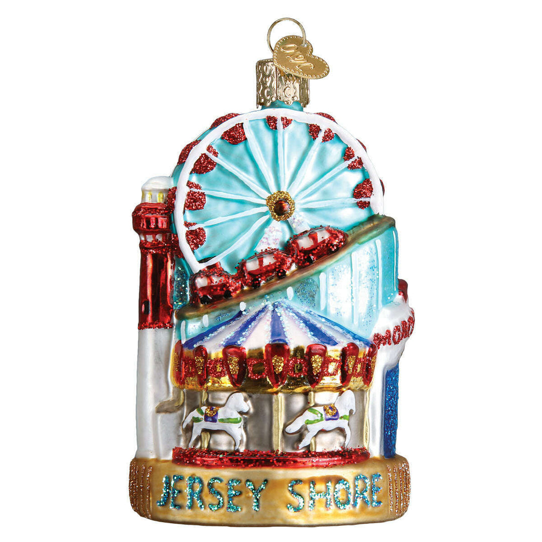 Old World Christmas Jersey Shore Blown Glass Ornament