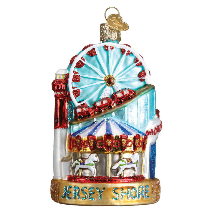 Old World Christmas Jersey Shore Blown Glass Ornament