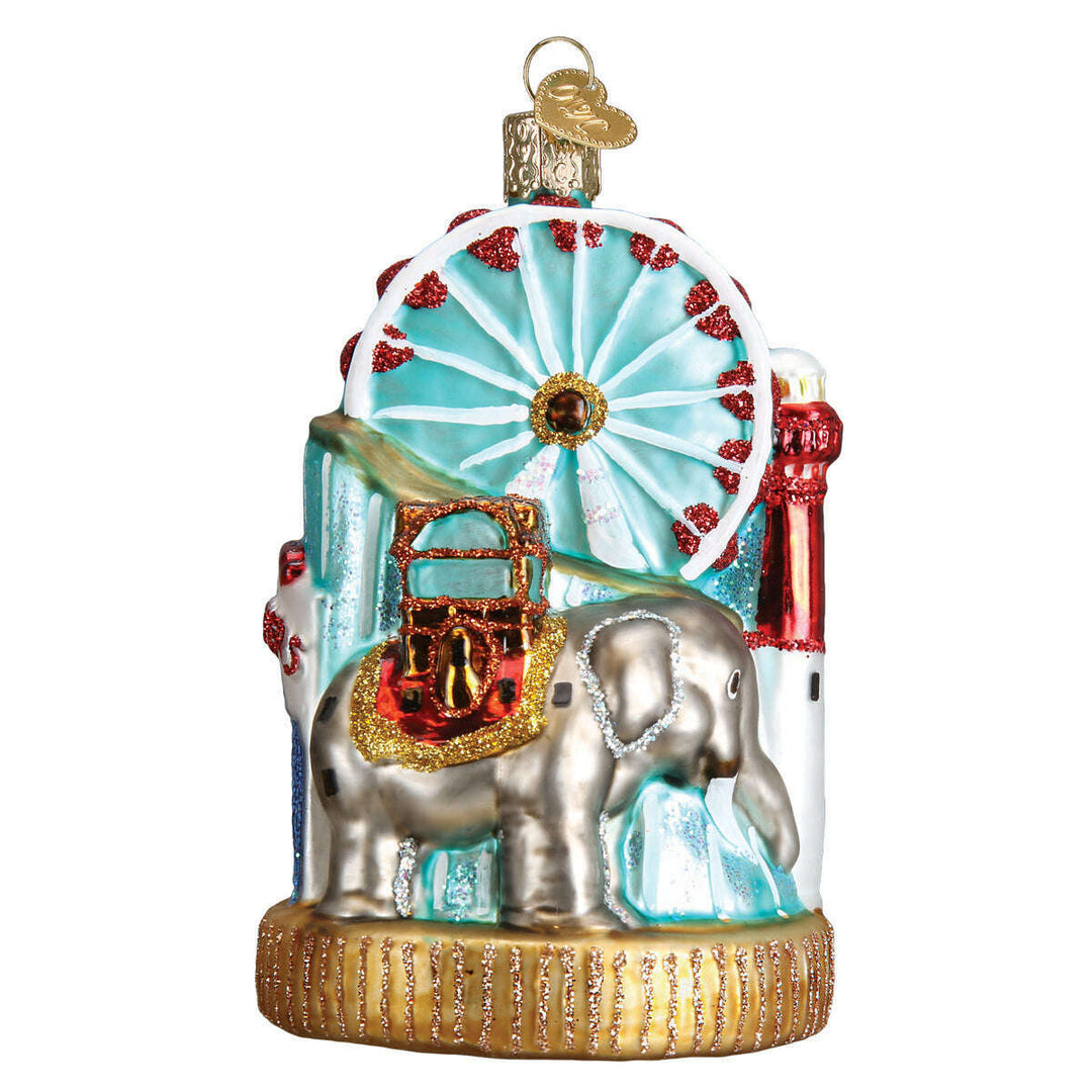Old World Christmas Jersey Shore Blown Glass Ornament