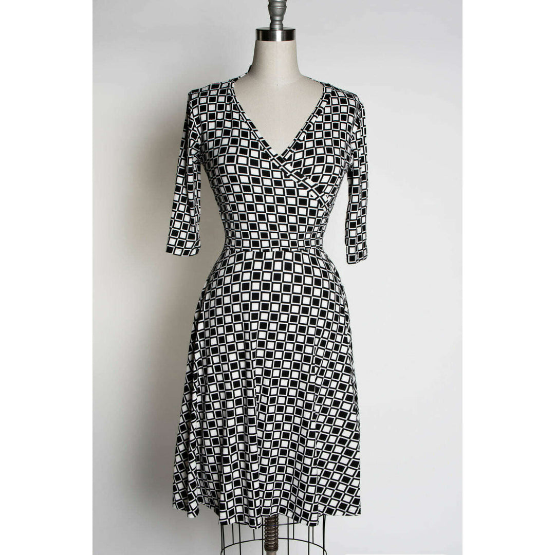 Joanie Knit Dress 3/4 Sleeve - Mod Squad Rib Knit *sale
