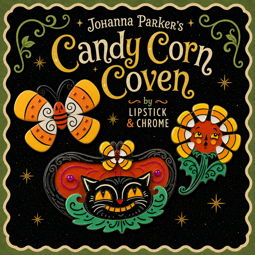 Johanna Parker Candy Corn Coven by Johanna Parker x Lipstick & Chrome SHIPS AUGUST