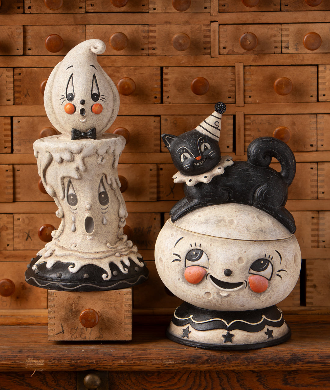 johanna parker Candlestick Gus & Mourning Rus and cat by Bethany Lowe Designs, image 4