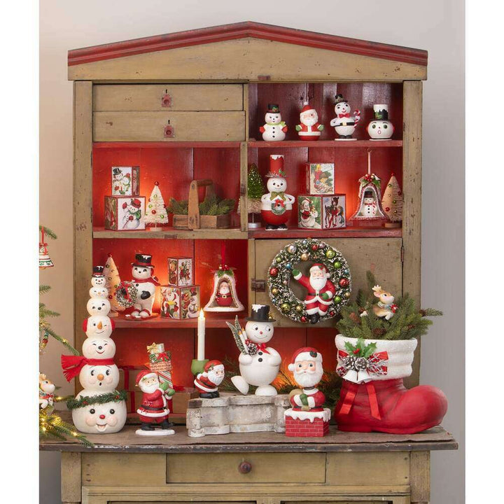 Jolly Bobble Snowman Container by Bethany Lowe Designs 5