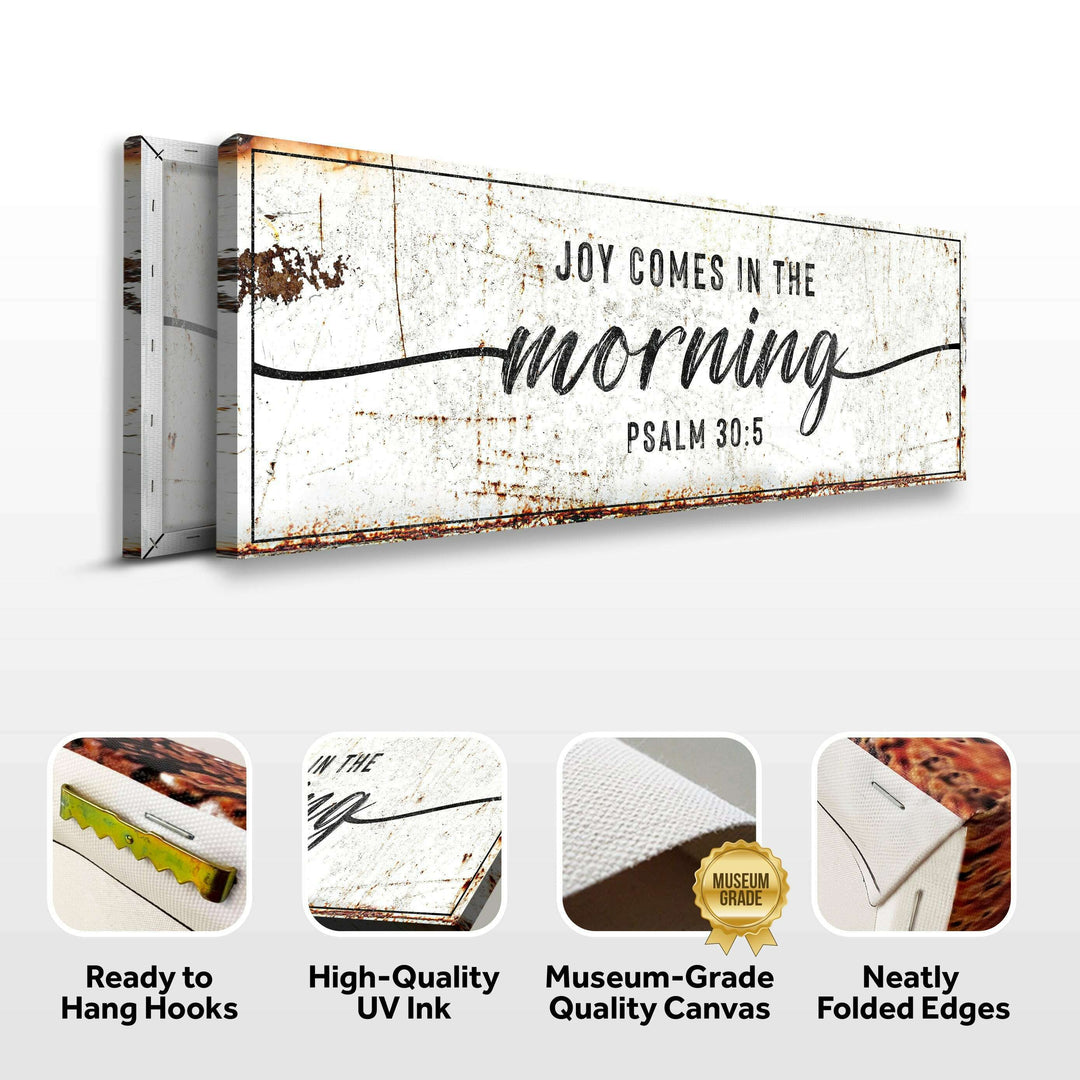 Joy Comes In The Morning Faith Sign