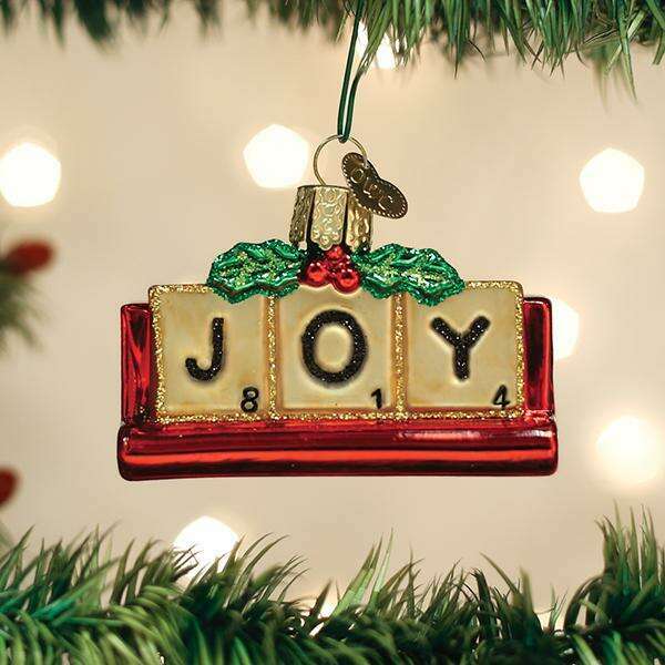 Old World Christmas Joy Blown Glass Ornament