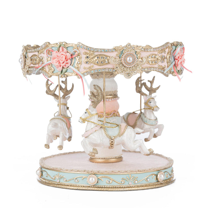 Joyeux Noel Carousel Cake Plate by Katherine's Collection image 3