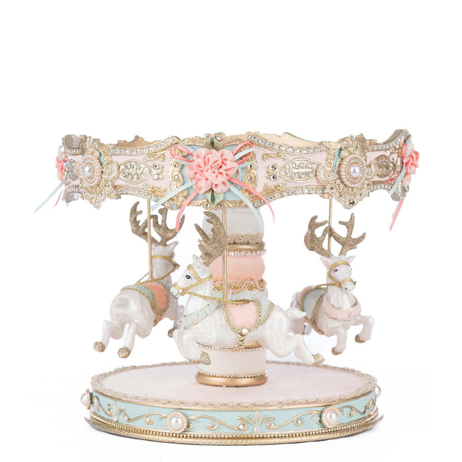 Joyeux Noel Carousel Cake Plate by Katherine's Collection image