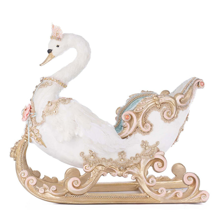 Joyeux Noel Swan Sleigh by Katherine's Collection image