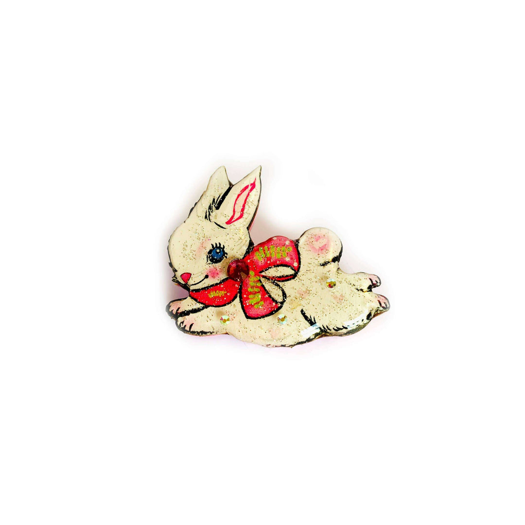 Jumping Layla Bunny Brooch