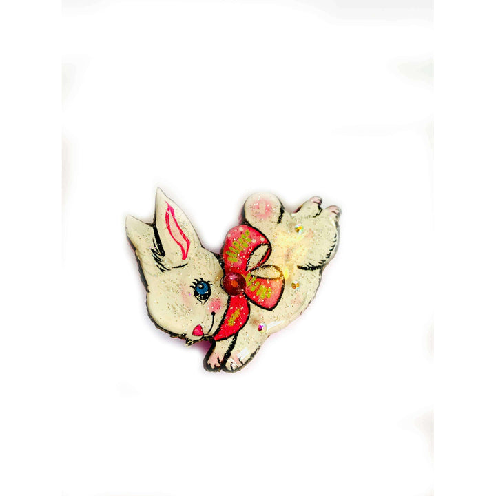 Jumping Layla Bunny Brooch