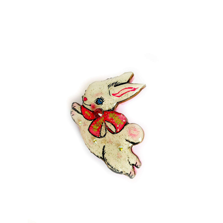Jumping Layla Bunny Brooch