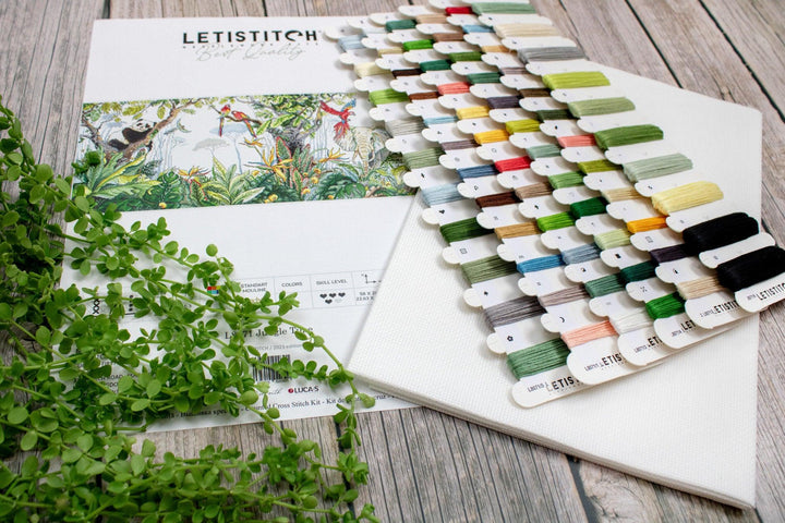 Jungle Time L8071 Counted Cross Stitch Kit