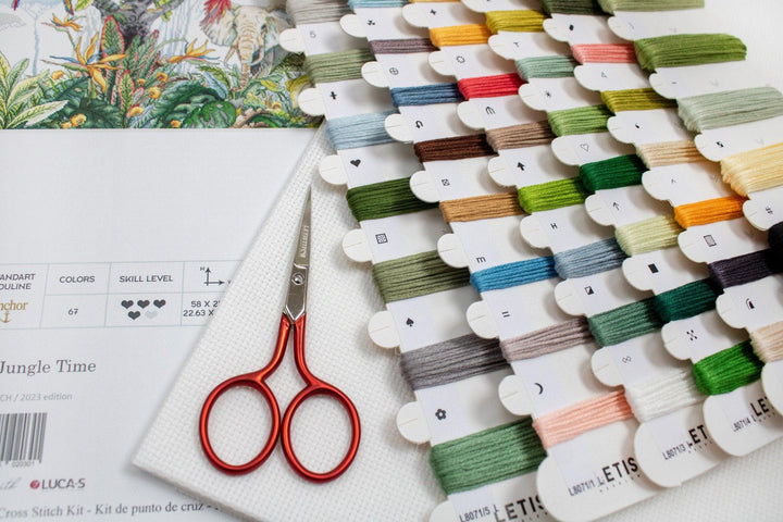 Jungle Time L8071 Counted Cross Stitch Kit