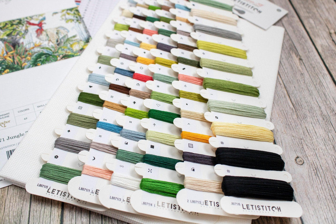 Jungle Time L8071 Counted Cross Stitch Kit