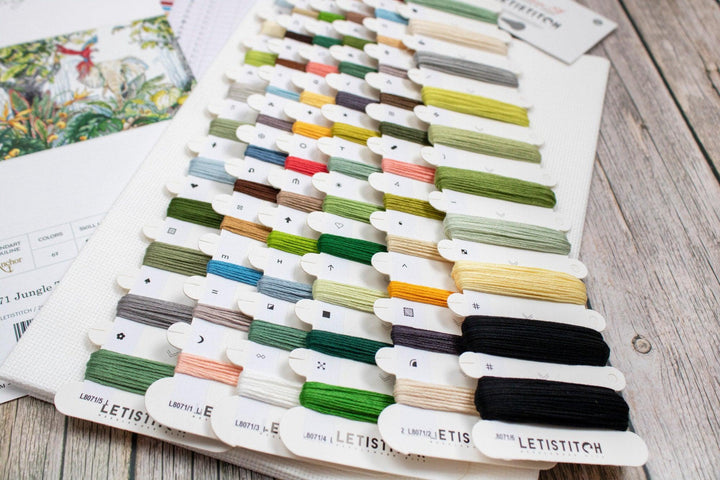 Jungle Time L8071 Counted Cross Stitch Kit