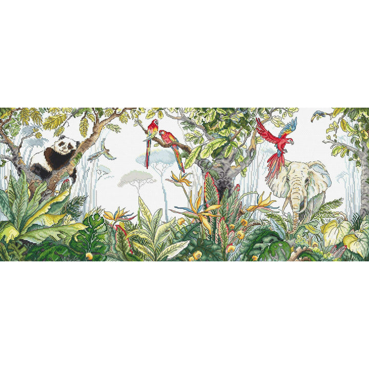 Jungle Time L8071 Counted Cross Stitch Kit