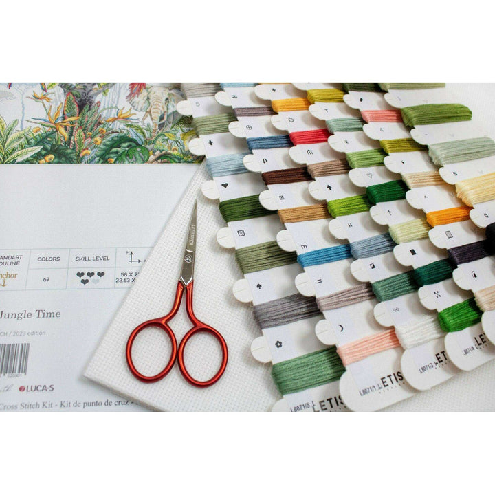 Jungle Time L8071 Counted Cross Stitch Kit