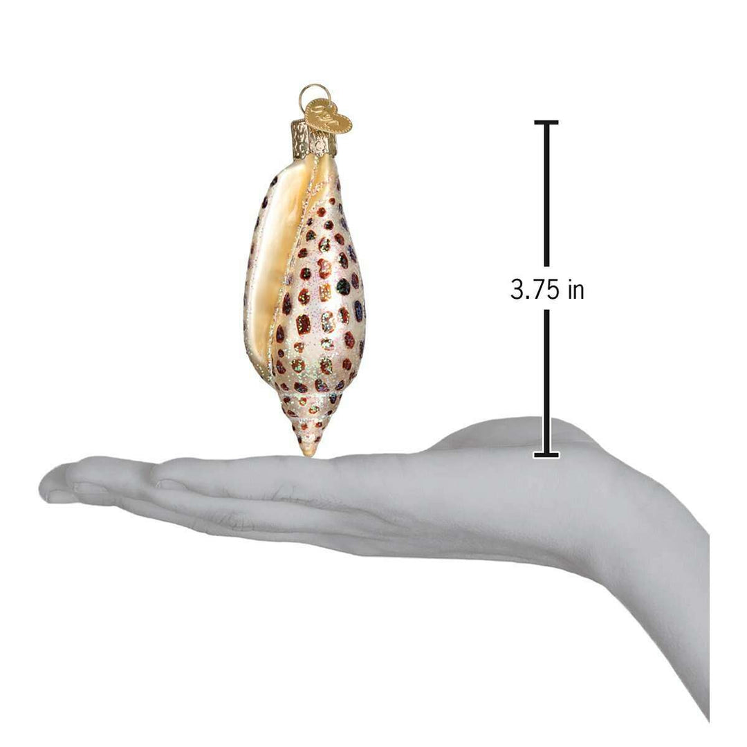 Old World Christmas Junonia Shell Blown Glass Ornament