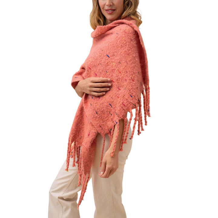 Kelda Cosy Scarf - Coral