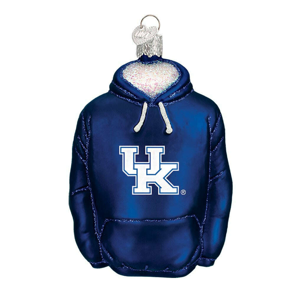 Old World Christmas Kentucky Hoodie Blown Glass Ornament