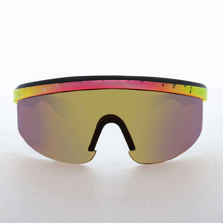 Kids 80s Wrap Around Sunglasses - Colt