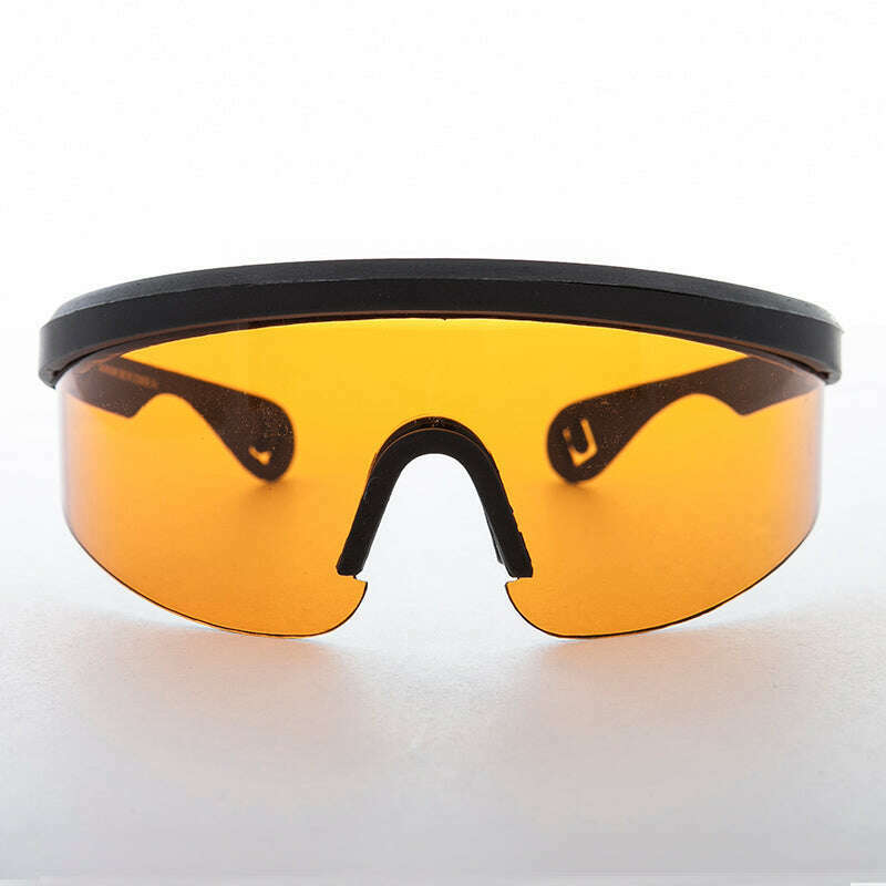 Kids Size Wrap Sunglass with Blue Blocking Amber Lens - Little Bolt