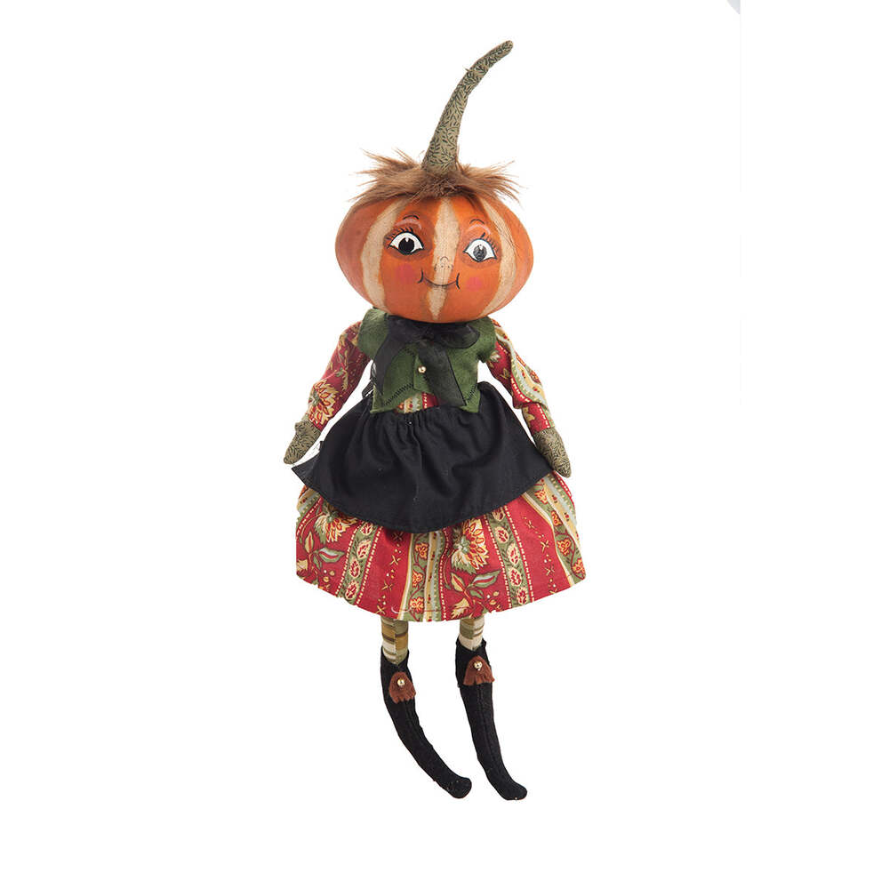 Kimberly Pumpkin Head Gathered Traditions Art Doll by Joe Spencer 