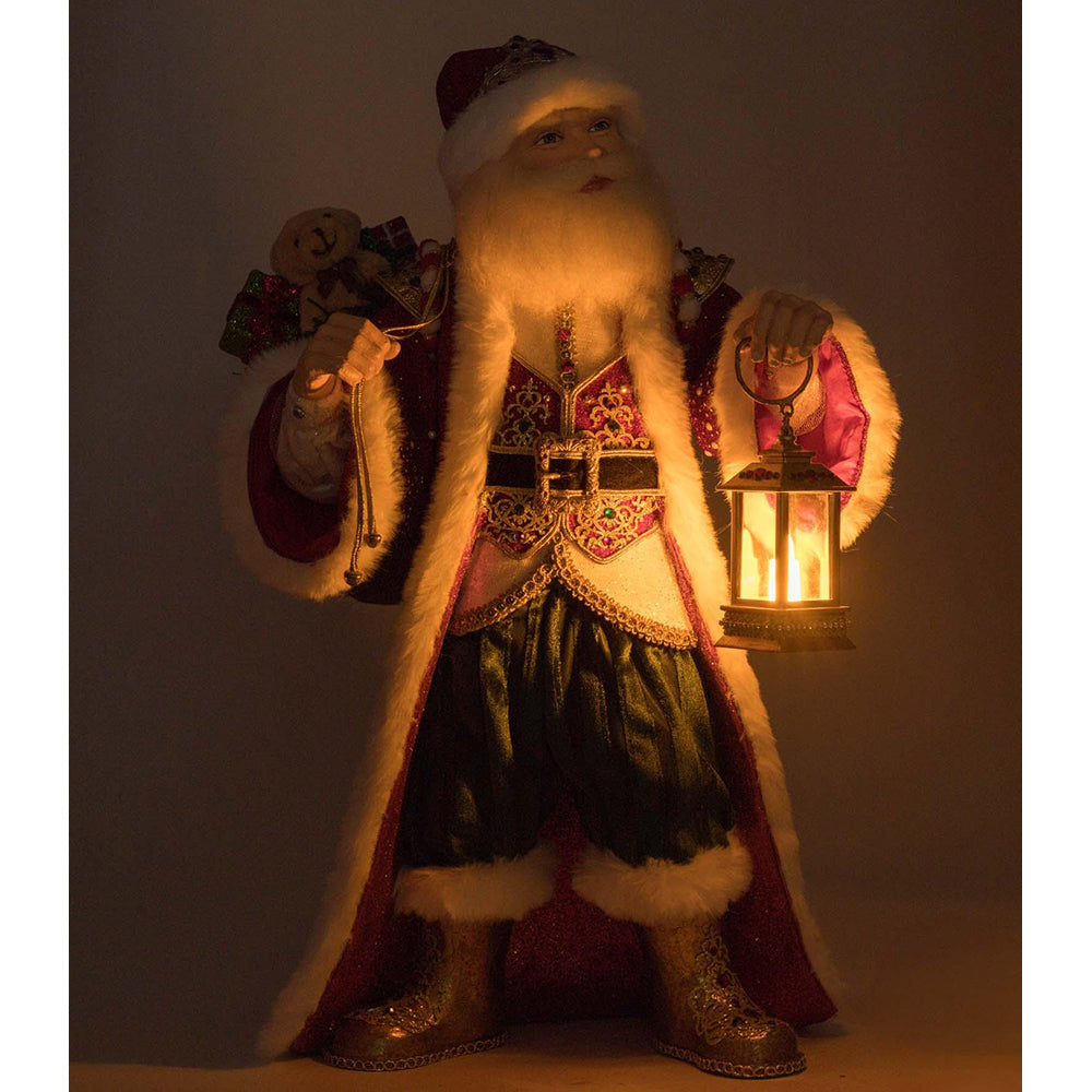 King Christopher Claus with Lantern Tabletop by Katherine's Collection image 1