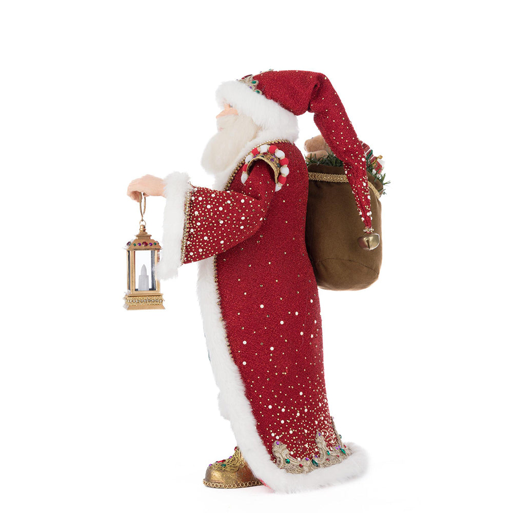 King Christopher Claus with Lantern Tabletop by Katherine's Collection image 3