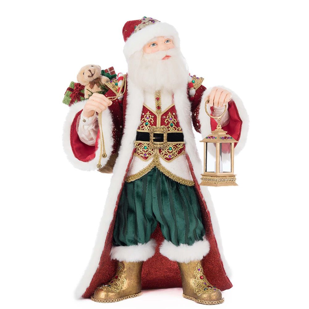 King Christopher Claus with Lantern Tabletop by Katherine's Collection image