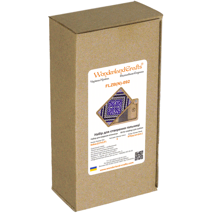 Bead Embroidery Kit for creating a needle box FLZB(N)-092
