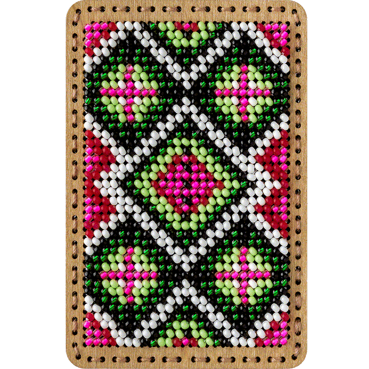 Bead Embroidery Kit for creating a needle box FLZB(N)-093